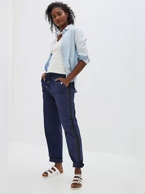 Maeve by Anthropology Tenley Twill track pant